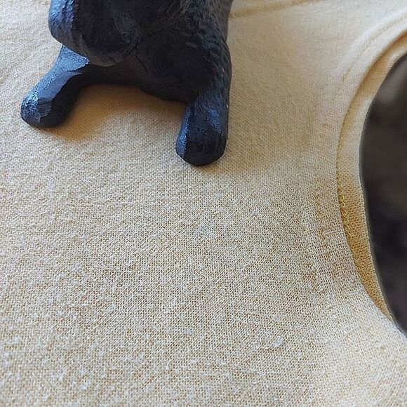 Vtg butter yellow wide strap scoop neck tank top - Picture 11 of 12